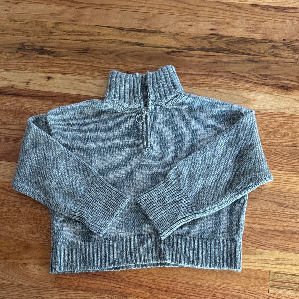 ASOS Heather Gray Women's Cowl Neck Sweater